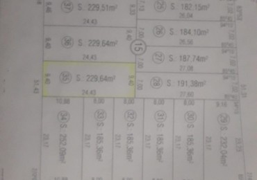 Lote de terreno barrio Dean Funes 